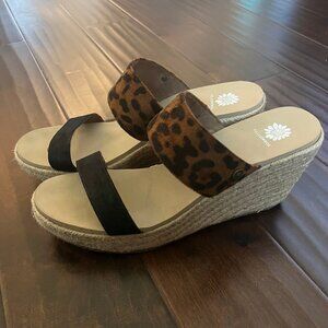 Arlette Yellowbox Platform Wedges